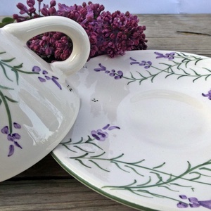 Levendulás kávés csésze - otthon & életmód - konyhafelszerelés, tálalás - tálalás - bögre & csésze - Meska.hu