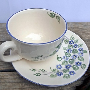 Kék nefelejcs -fél literes tea imádóknak  - otthon & életmód - konyhafelszerelés, tálalás - Meska.hu