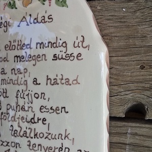 Kerámia  házi áldás  -  - Meska.hu