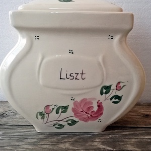 Rózsás kerámia fűszertartó készlet -  - Meska.hu