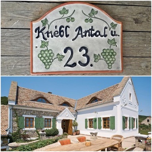 Egyedi  szőlő- Provence kerámia utcanévtábla , Otthon & Életmód, Ház & Kert, Házszám, Kerámia, MESKA