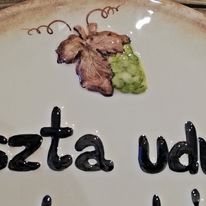 Kerámia utcanév és házszám tábla  - otthon & életmód - ház & kert - házszám - Meska.hu