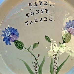Búzavirágos  örömbögre reggelizőkészlet - otthon & életmód - konyhafelszerelés, tálalás - tálalás - bögre & csésze - Meska.hu