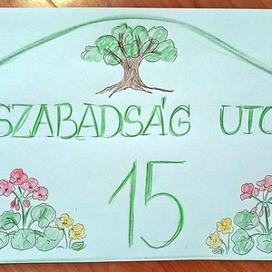 Egyedi tábla   - Meska.hu