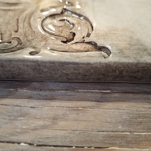 Letisztult-modern antikolt házszámtábla - otthon & életmód - ház & kert - házszám - Meska.hu