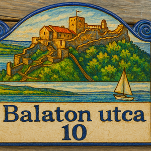 Minden így kezdődik...skicc egyedi utcanév tábla - Meska.hu