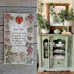 Házi Áldás, Otthon & Életmód, Vallás, Házi áldás, Kerámia, Festett tárgyak, MESKA