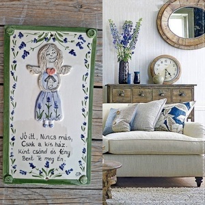   Te meg Én kerámia tábla, Otthon & Életmód, Ház & Kert, Isten hozott tábla, Kerámia, Festett tárgyak, MESKA