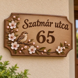 Minden így kezdődik...skicc egyedi utcanév tábla - Meska.hu