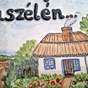 Ugye szereted az állatokat. Egyedi kerámia utcanév tábla - otthon & életmód - ház & kert - házszám - Meska.hu