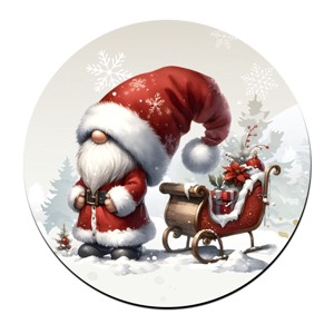 Karácsonyi manó és a szánkó mintás bögre alátét, , , MESKA