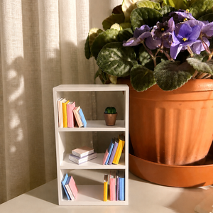Numi book nook, könyvkuckó pasztell színű könyvekkel - otthon & életmód - dekoráció - asztal és polc dekoráció - könyvszobor - Meska.hu