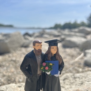 Egyedi kézzel festett 3D  figura - saját kép alapján, Otthon & Életmód, Dekoráció, Dekoratív figurák és szobrok, Festészet, Festett tárgyak, MESKA