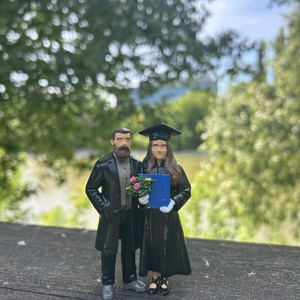 Egyedi kézzel festett 3D  figura - saját kép alapján - otthon & életmód - dekoráció - dekoratív figurák és szobrok - Meska.hu