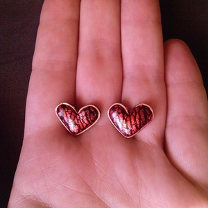 Fülbevaló l'amour - Meska.hu