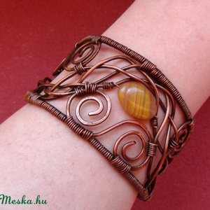 Vörösréz  karkötő Flora -  - Meska.hu