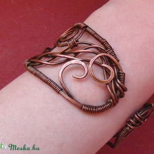Vörösréz  karkötő Flora -  - Meska.hu