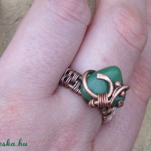 Réz gyűrű Laura -  - Meska.hu