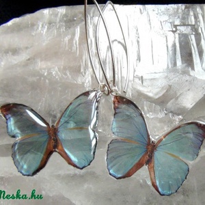 Fülbevaló Pillangó - Meska.hu
