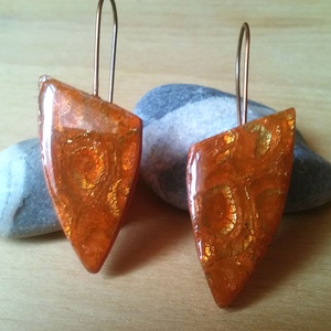 Fülbevaló Szkíta arany  - Meska.hu