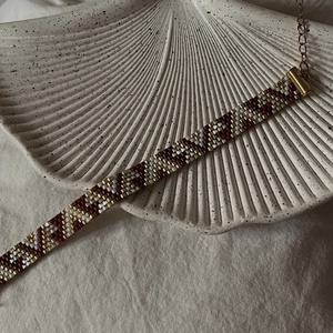 Csillogó Mozaik Karkötő - ékszer - karkötő - gyöngyös karkötő - Meska.hu