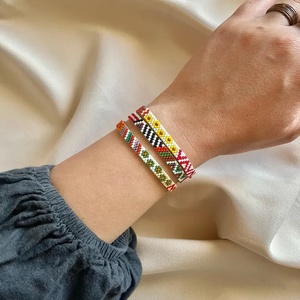 Kézzel készített nyári 2 az 1-ben ékszer � karkötő és nyaklánc egyben, Ékszer, Karkötő, Gyöngyös karkötő, Gyöngyfűzés, gyöngyhímzés, MESKA