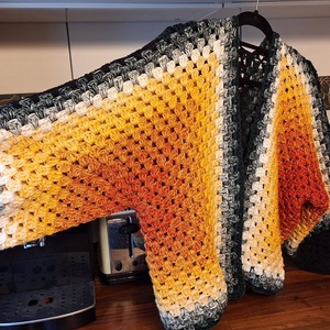Hexagon kardigán - Nyáresti Tábortűz - ruha & divat - női ruha - kardigánok - Meska.hu