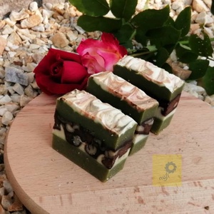 Nusisoap-  Réteges süti kézműves szappan  (2 db-os csomag) - szépségápolás - szappan & fürdés - kézműves szappan - Meska.hu