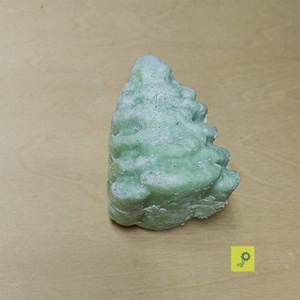 Zöld agyagos só szappan - szépségápolás - szappan & fürdés - kézműves szappan - Meska.hu