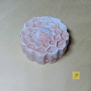 Rózsaszín agyagos só szappan - Meska.hu