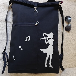 Fuvolás hátizsák - Meska.hu