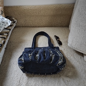 Farmer és mintás csíkoska - táska & tok - kézitáska & válltáska - alkalmi táska - Meska.hu