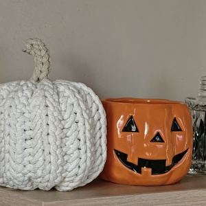 Horgolt tök - Halloween - otthon & életmód - dekoráció - halloween - halloweeni dekoráció - Meska.hu