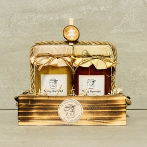 Nussy Kamrája -  Ajándék Fa ládika házi lekvárjainkkal  - RENDELÉSRE, Élelmiszer, Lekvár, Élelmiszer előállítás, MESKA