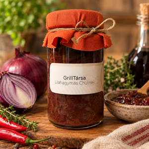 Nussy Kamrája - �GrillTársa - Lilahagymás Chutney  300ml - Meska.hu