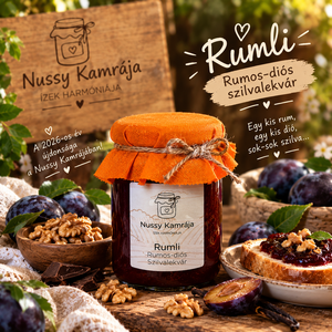 Nussy Kamrája - �Rumli - Rumos-Diós Szilvalekvár 300ml - Meska.hu