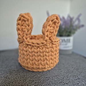 Horgolt nyuszi tároló, Otthon & Életmód, Tárolás & Rendszerezés, Tárolókosár, , MESKA