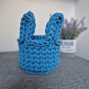 Horgolt nyuszi tároló, Otthon & Életmód, Tárolás & Rendszerezés, Tárolókosár, , MESKA