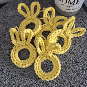 Akasztós nyuszi dísz, Ünnepi díszek, dekorációk, Húsvéti díszek és dekorációk, Húsvéti tojásfadíszek, , MESKA