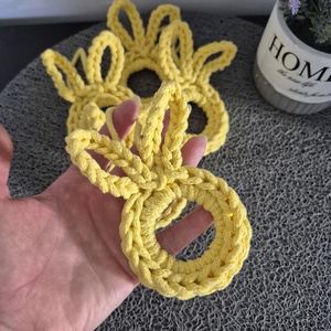 Akasztós nyuszi dísz - ünnepi díszek, dekorációk - húsvéti díszek és dekorációk - húsvéti tojásfadíszek - Meska.hu