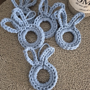 Felakasztható nyuszi dísz, Ünnepi díszek, dekorációk, Húsvéti díszek és dekorációk, Húsvéti tojásfadíszek, , MESKA