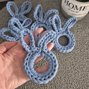 Felakasztható nyuszi dísz - ünnepi díszek, dekorációk - húsvéti díszek és dekorációk - húsvéti tojásfadíszek - Meska.hu