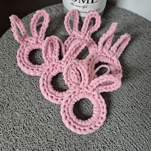 Felakasztható nyuszi dísz - Meska.hu