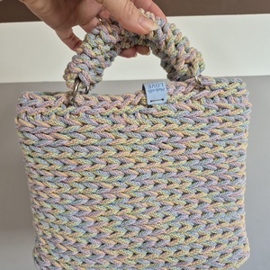 Horgolt kézitáska - táska & tok - kézitáska & válltáska - kézitáska - Meska.hu