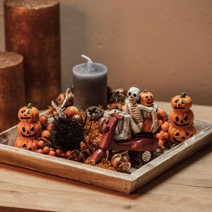 Pumpkin drive - asztaldísz - Meska.hu