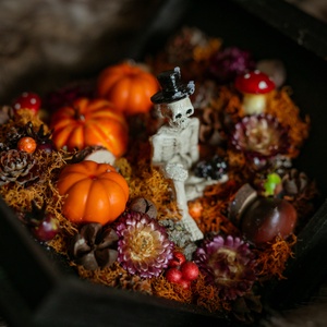 Halloweeni könyv alakú dekoráció - Meska.hu