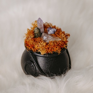 Witches brew - mini üstök ásványokkal - otthon & életmód - dekoráció - halloween - halloweeni dekoráció - Meska.hu