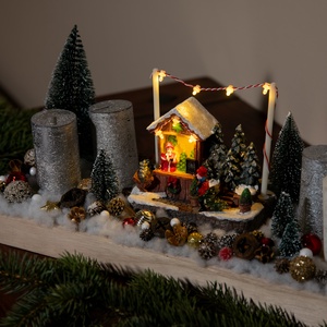 Karácsonyfa vásár adventi asztaldísz - karácsony - adventi díszek - adventi asztaldísz - Meska.hu