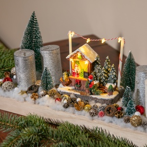 Karácsonyfa vásár adventi asztaldísz - Meska.hu