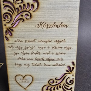 Esküvői szülőköszöntő tábla- Édesanyáknak, Esküvő, Emlék & Ajándék, Szülőköszöntő ajándék, , MESKA